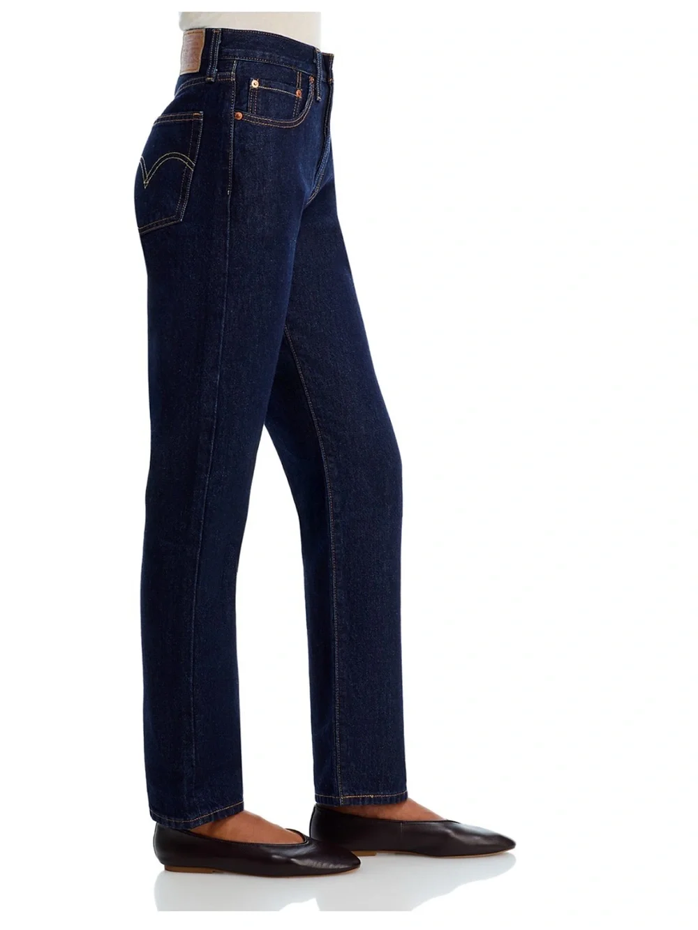 Levi’s 501 High Rise Straight Jeans in Deep Breath - size 26